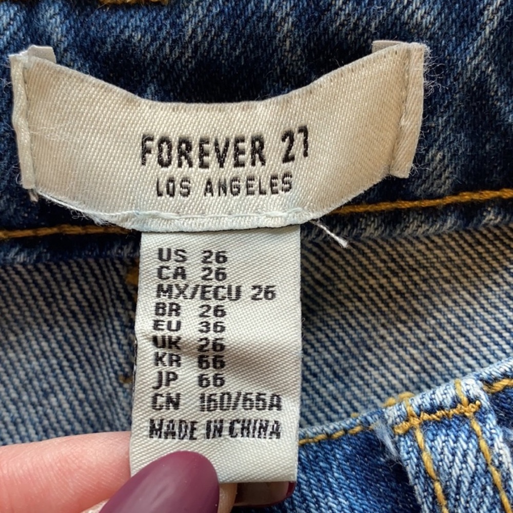 NWOT Distressed Denim Shorts - Picture 5 of 5
